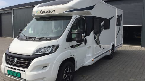 Beautiful Chausson camper for rent, built in 2016