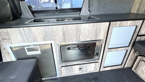 GreyWolf – VW T6.1 Campervan - 4 berth - 2021 Plate - Kitchen 