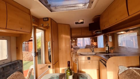 Milly – our Low budget 4 person camper with 3 sleeping places 2006