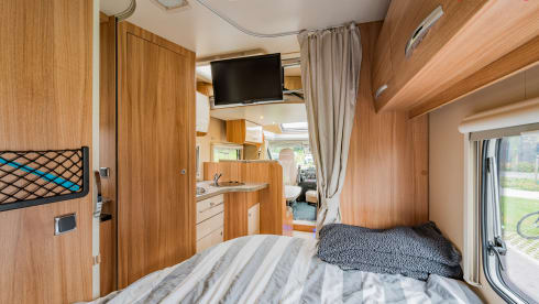 Camper met sfeer – 4 Person Chausson half integral