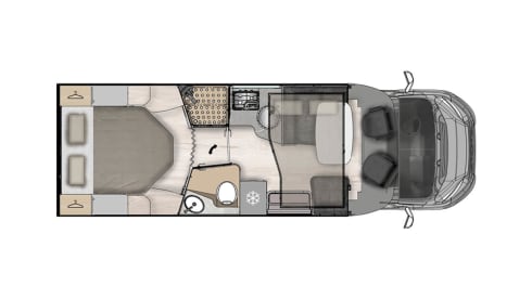 Mc4 279 – Semintegrale 5 posti con letto nautico