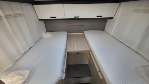 Sun Living S70sl – New and chic camper with single beds of 2.10, fully equipped