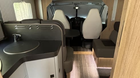 Fiat Ducato Rollerteam 2020  – 4p Roller Team semi-integrated uit 2020