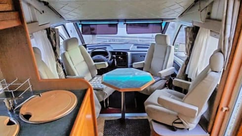 Compact integral camper with 4 berths - available from 3-8