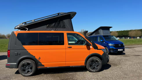 (VW004) 2023 VW T6 'Rebellion' Camper Van - sleeps 2 adults plus 2 children