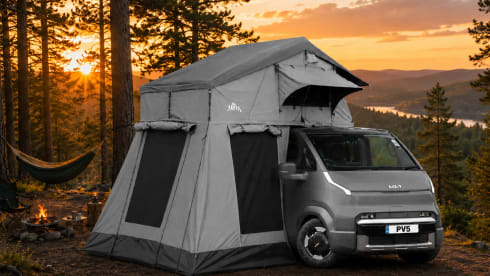 Molly – Electrische Campervan Kia Pv 5.    2 persoons