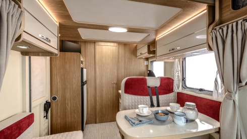 Roman – 4 berth 2019  Rimor Motorhome with Fixed Island Bed