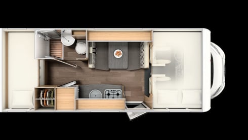 Sunlight A68 2022 - 6 Berth With 6 Belted Seats - Motorhome In London