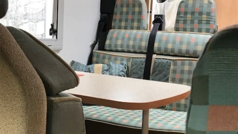 5-6 p cozy, compact family camper Fiat Alcove.