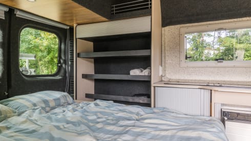 Peugeot Boxer L1H2 bus camper, perfect for a quick getaway.
