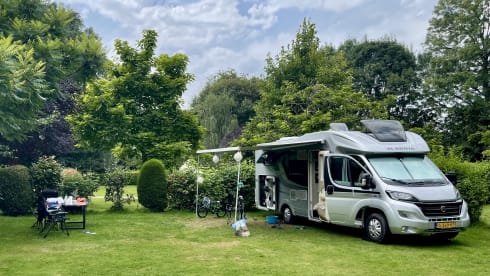 4 person modern and spacious, well-equipped camper.