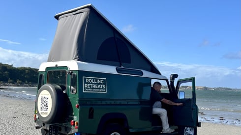 The Defender – Pop Top Off-Grid Land Rover Defender Camper