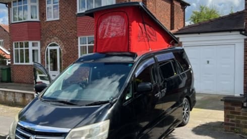 4 berth Toyota campervan from 2008