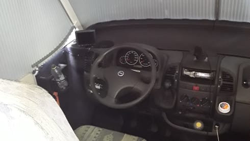 Hymer with roof air conditioner!!