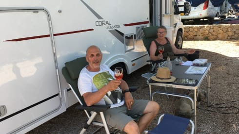 No Work Team – Adria Coral Plus mit E&P-Level-System. Max 2 Personen, nur Erwachsene.