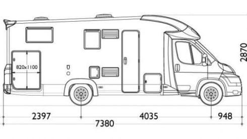 Brand new 2022 luxury Elnagh T-loft for 5 p