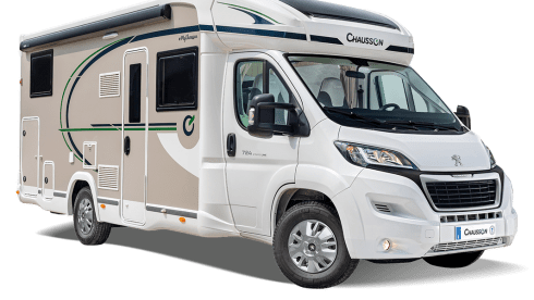6p Chausson 724 , met aparte airco, uit 2024, volledig uitgerust