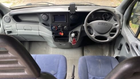 Large 5 berth Iveco Daily Campervan 7 belted seats 