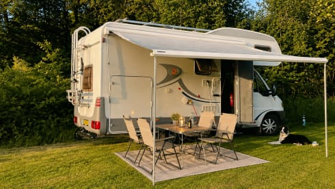 Caravane familiale compacte | 6 m | Lits superposés fixes