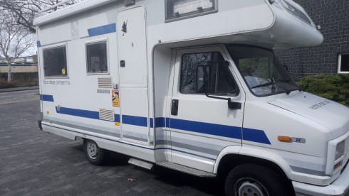 blue bird – Fiat 280 / Knaus van 1990