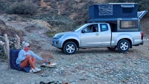 Algarve Explorer  – 2p Off-grid 4x4 Pickup with Camper unit 2023