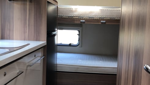 Very luxurious and modern family camper.