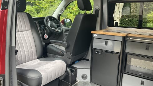 Freedom – 4 berth Volkswagen campervan from. 2024