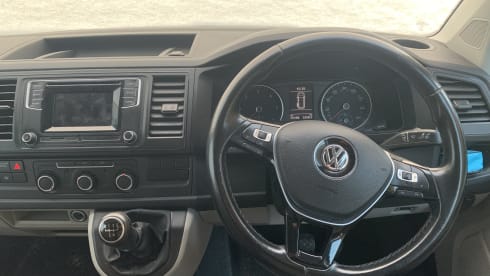 2017 long wheel base, 4 berth VW camper van. 