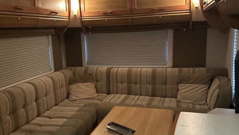 Bertie  – 4 berth Auto-Trail with all amenities.
