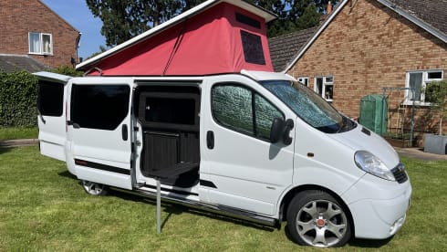 Calipso – 2 berth vauxhall Vivaro campervan  2013