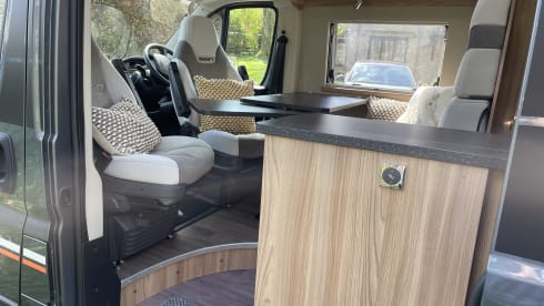 Our home away from home  – 4 berth Swift bus from 2018