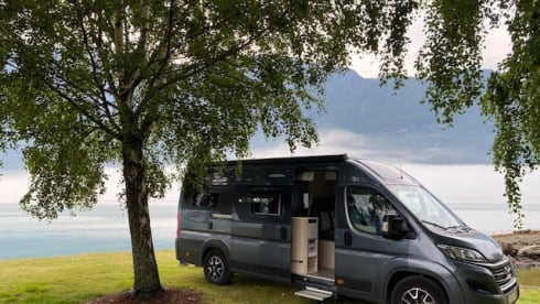 3p Adria Mobil bus from 2021 with fold-down bed