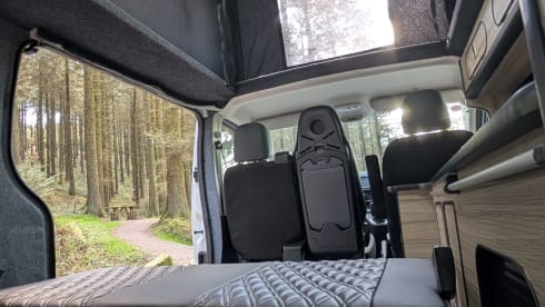 Olivia – 4 berth Vauxhall Vivaro campervan from 2019