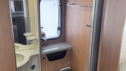 Semi-Integrated Camper for 4 people.