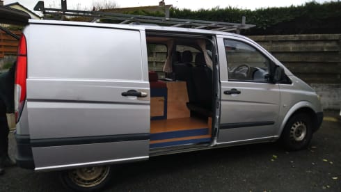 Sally – 2 berth Mercedes self-converted campervan, 2006