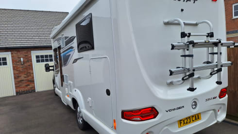 Swift Voyager motorhome (2023) fixed rear bed