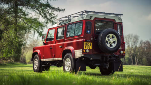 Cherry Belle – Land Rover Camper for Family Adventure