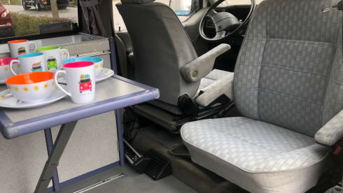 Road trip - VW T4 California with fixed sleeping roof