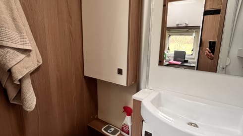 A fully equipped camper for wonderful camping holidays.