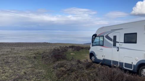 Rolteam met 4 slaapplaatsen, geïntegreerd vanaf 2019.