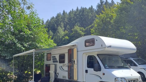 6p Hymer Alkoof familiecamper 