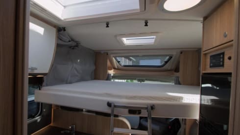 Sunlight T65 – Hele mooie ruime 4 persoons Sunlight camper uit 2022, veel bergruimte.
