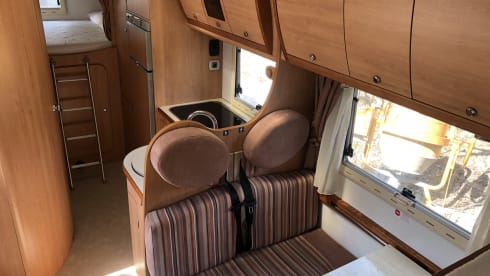 Laika X695 motorhome with garage