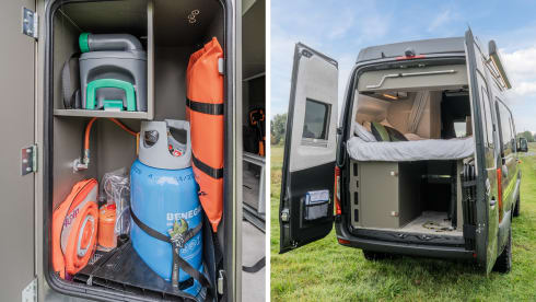 Hymer CrossOver with sleeping roof 4p. 