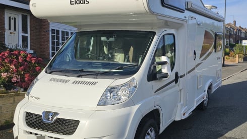 Elddis Prestige Motorhome 4 Berth Overcab Bed U-Shaped Lounge