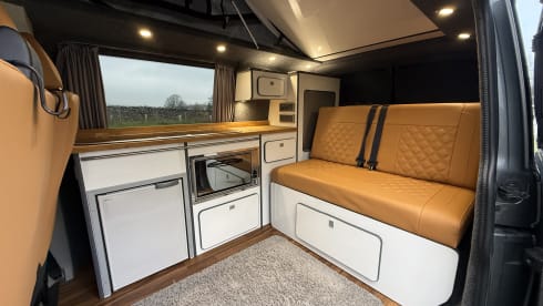 4 berth Volkswagen campervan 
