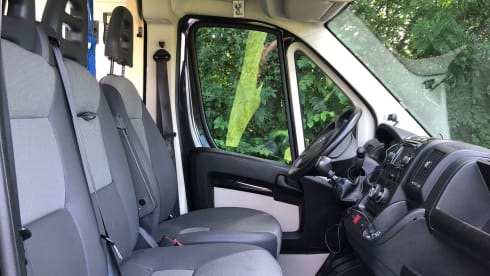 Off-grid campervan