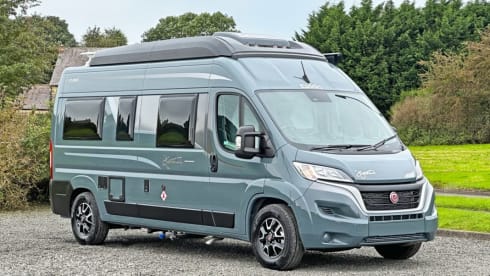 Betty Ruth – Elddis 4 berth Automatic Campervan 2024 With Double Bed Pop Top