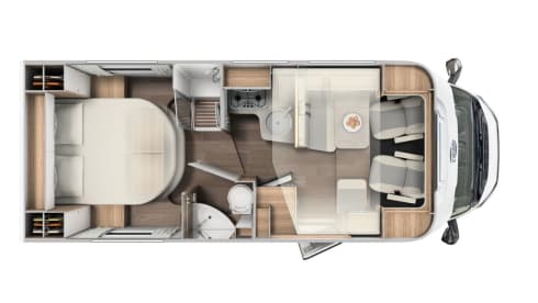 Carado T339 – ULTIMATE FREEDOM! Luxurious and complete camper with Queensbed and Luxurious interior