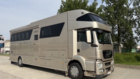 HTI camper van (horse transport possible)